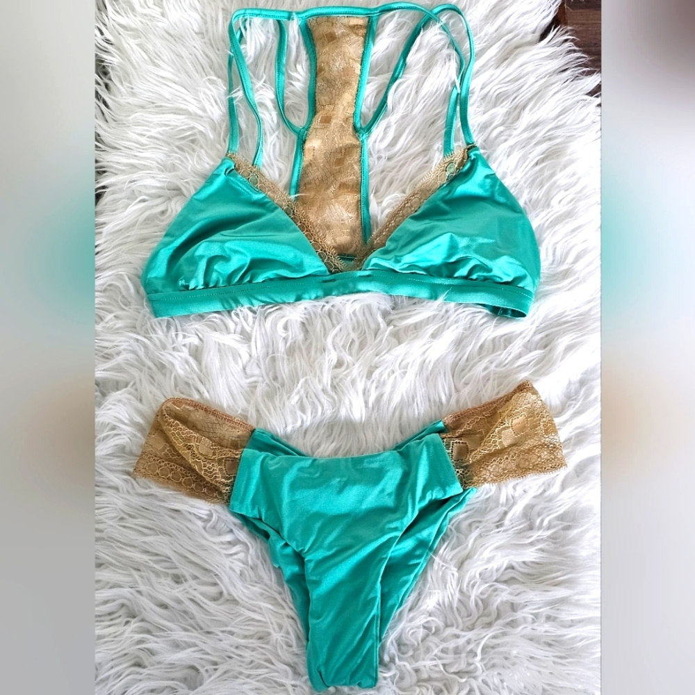 Beach Bunny Bikini Set ~ Seascape